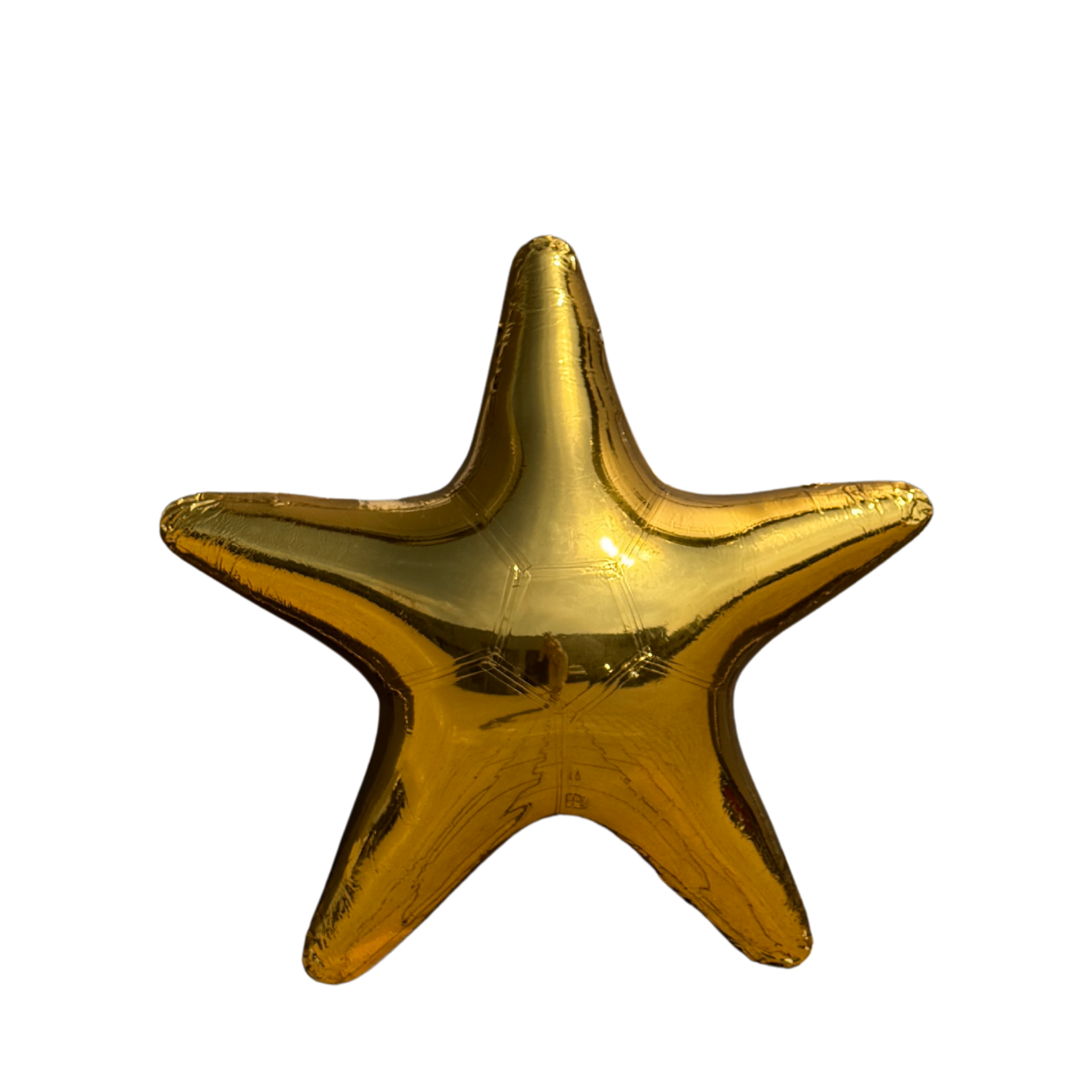 Aufblasbarer Stern -  gold glänzend 100 cm
